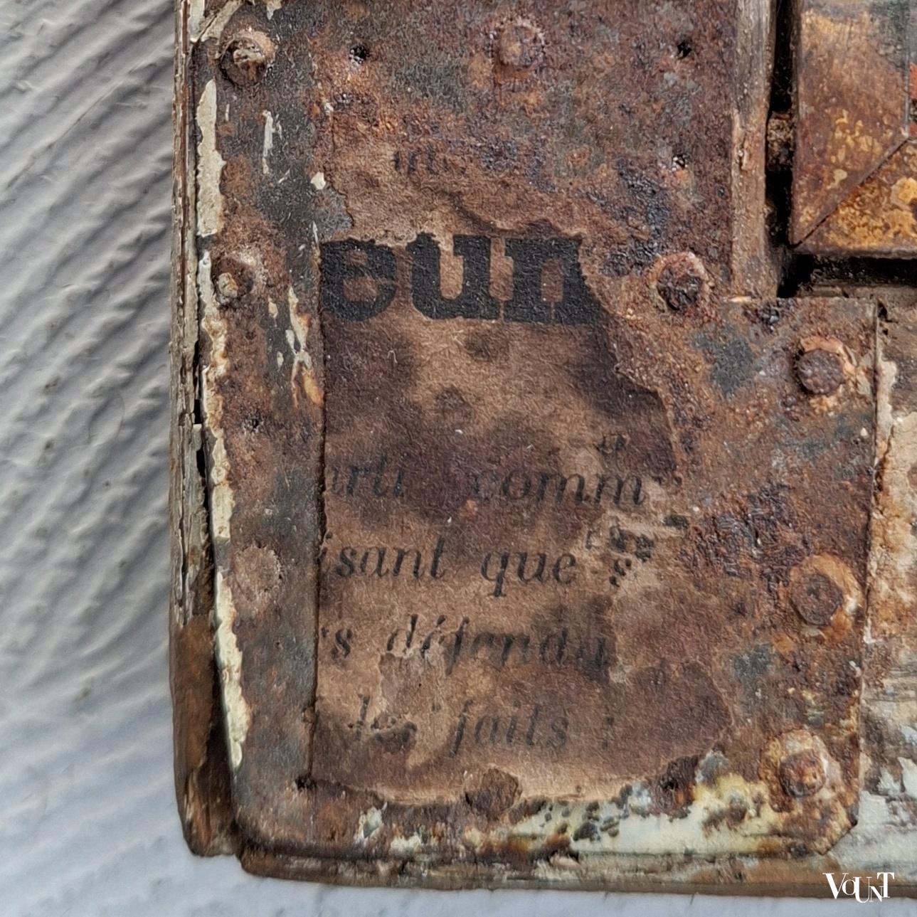 Verweerde Franse 19e-eeuwse spiegel