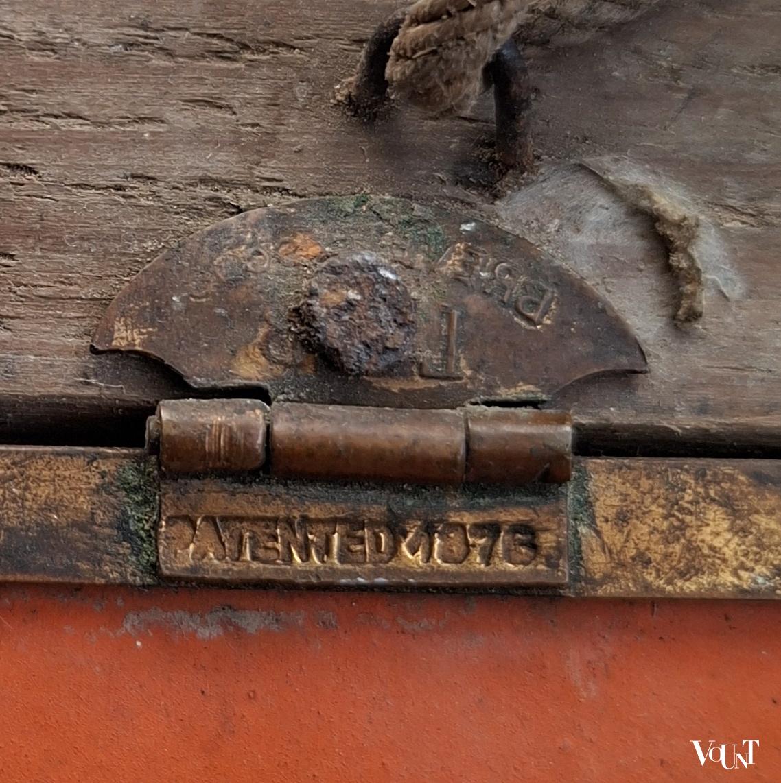 Verweerde Franse 19e-eeuwse spiegel