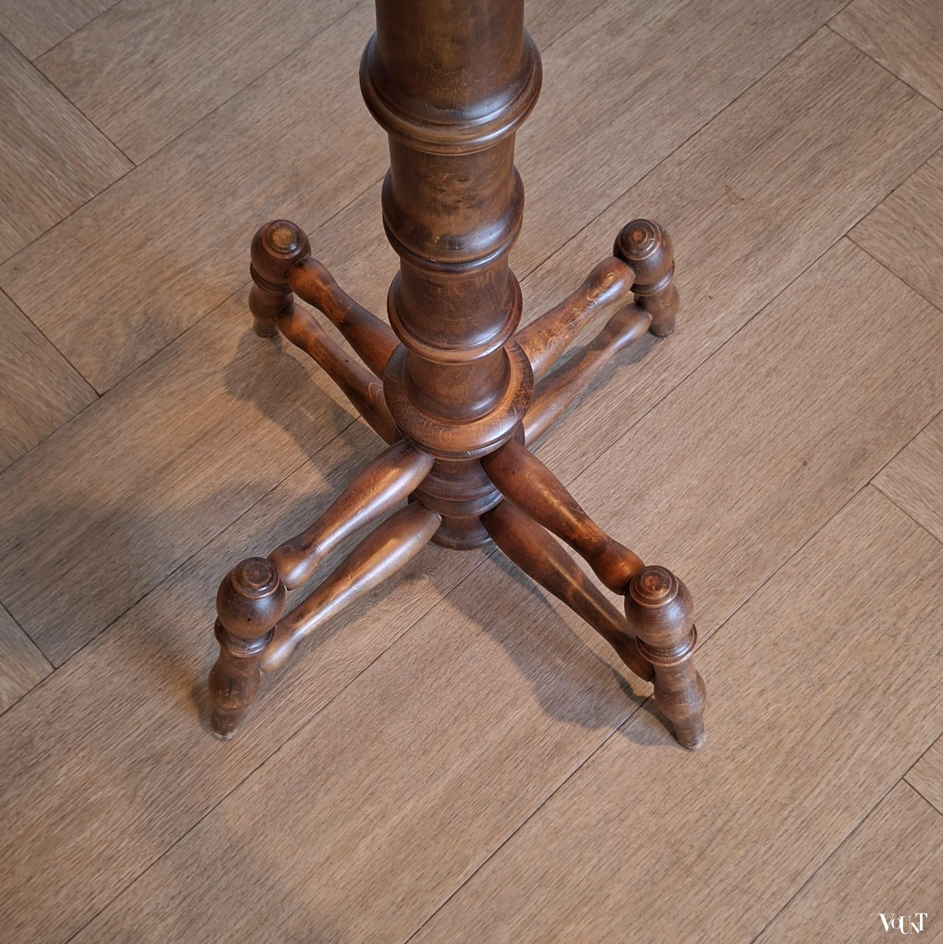 Faux bamboo staande kapstok, jaren '70